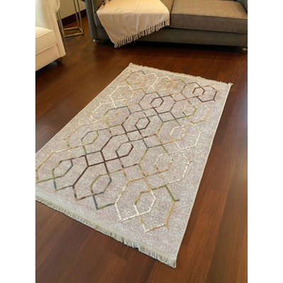 Tapis Lashia avec envers antidérapant