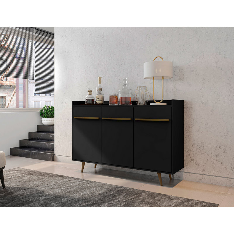 Bradley 54" Sideboard, Black