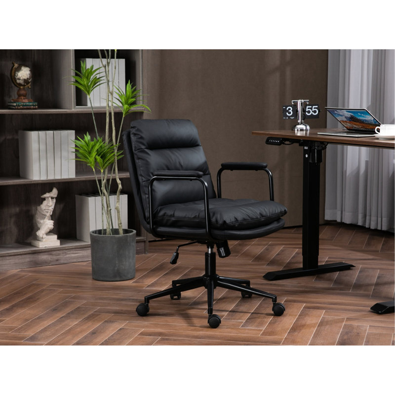 Fauteuil de bureau ergonomique en cuir Pu