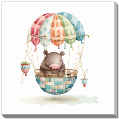 Toile hippopotame