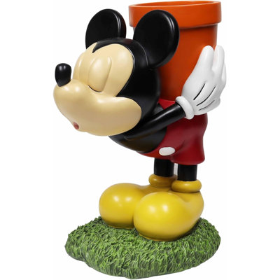 Moments In Time: 19.7”H Disney Holding Flowerpot Garden Pot Holder