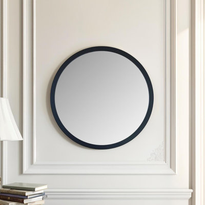 Tabatha Wood Flat Wall Mirror