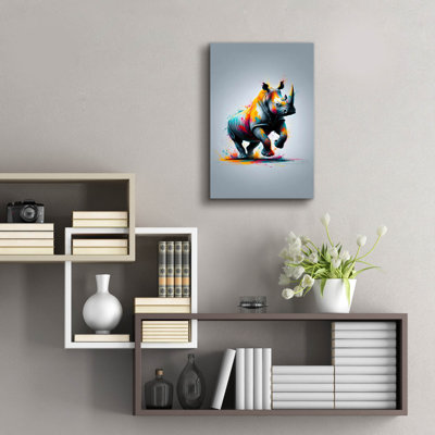 'Rhinoceros' by Andreas Magnusson Acrylic Glass Wall Art