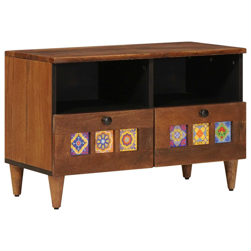 Solid Wood Coffee Table with Storage