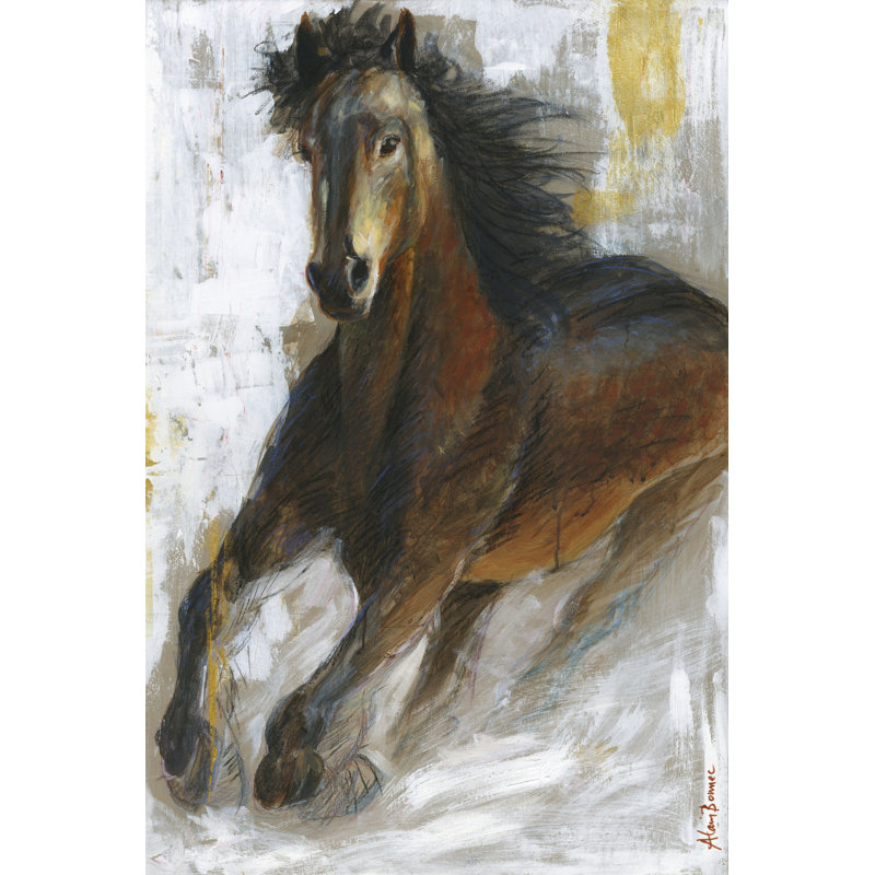« storm », reproduction d’art sur toile tendue, H 36 po x l 24 po x P 1,5 po