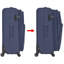 Arce 3-piece Soft Luggage Trolley Set Red-80919721