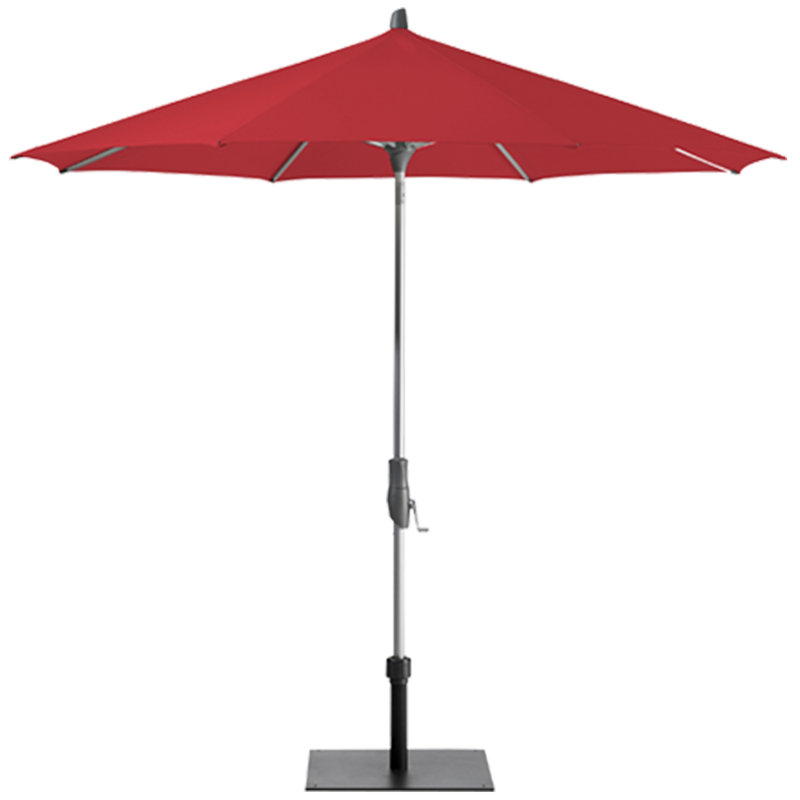 Flanagan Market Parasol, Red, 275cm H x  330cm W x 330cm D