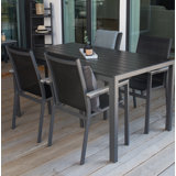 Hiran 4 - Person Patio Dining Set with Rectangular Table