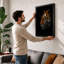 Tiger's Gaze Modern - Framed Print-92992002-92992000