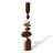 Brown Abstract Solid wood Decorative Object