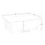 Bureau pour enfants, table d'activités et de jeu avec 6 compartiments de rangement RiverRidge - blanc avec 2 bacs en tissu-92440295