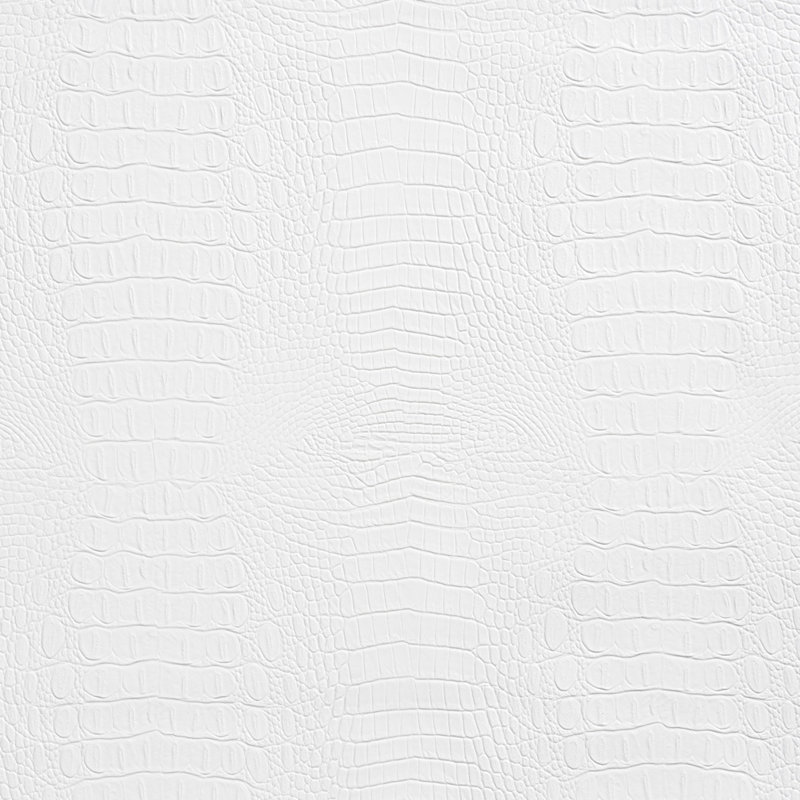Tissu alligator, Blanc brillant