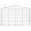 Clôture en métal Gabion arquée H 5 pi x l 7 pi