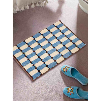 Tapis pour salle de bain Retro Checker