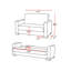 Causeuse convertible avec rangement Primenest Plusecraft-182616912