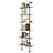 Mestas Industrial Style 6-Tier Wall Mounted Pipe Shelves