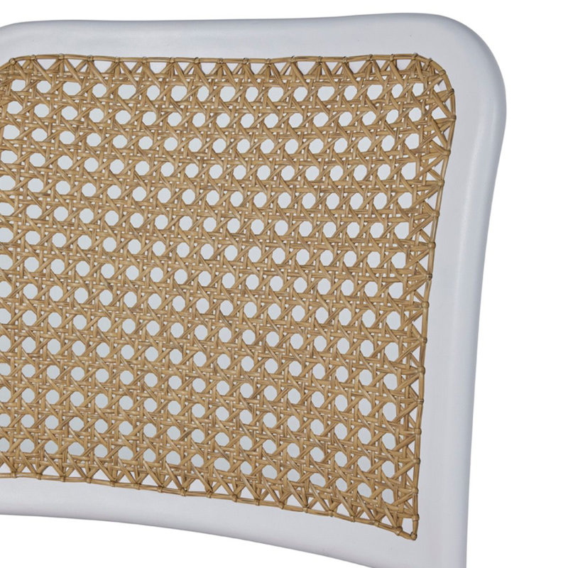 Bordeaux Patio Dining Side Chair, Natural Sunbrella®