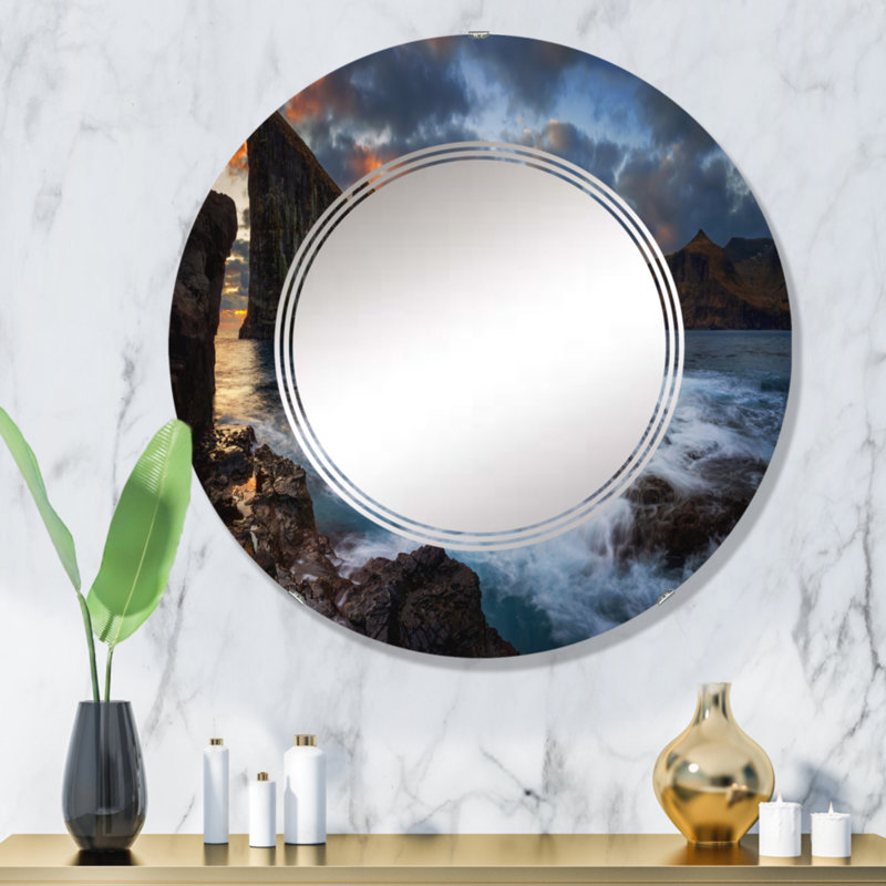 Miroir de salle de bain sans cadre, 32 po x 32 po