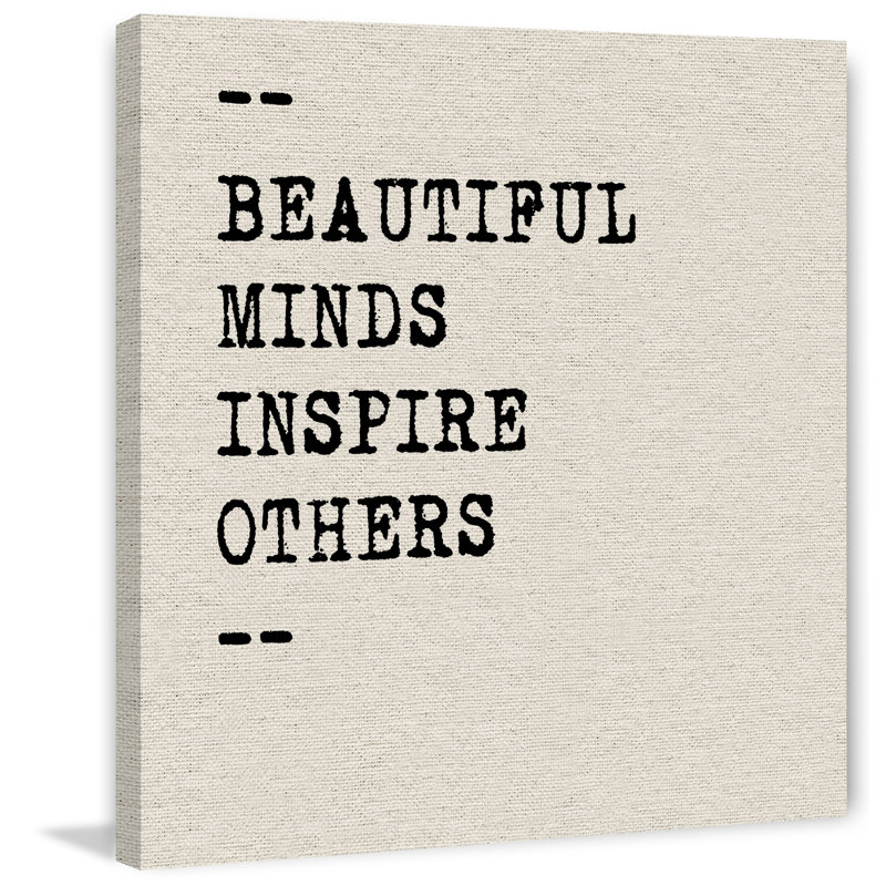 Beautiful Minds Inspire - Wrapped Canvas Print, 102cm H x 102cm W x 4cm D