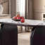 Table et chaise de salle à manger de style crème minimaliste-102483748