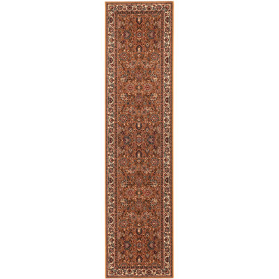 Branches Machine Woven Wool Dark Gold Rug