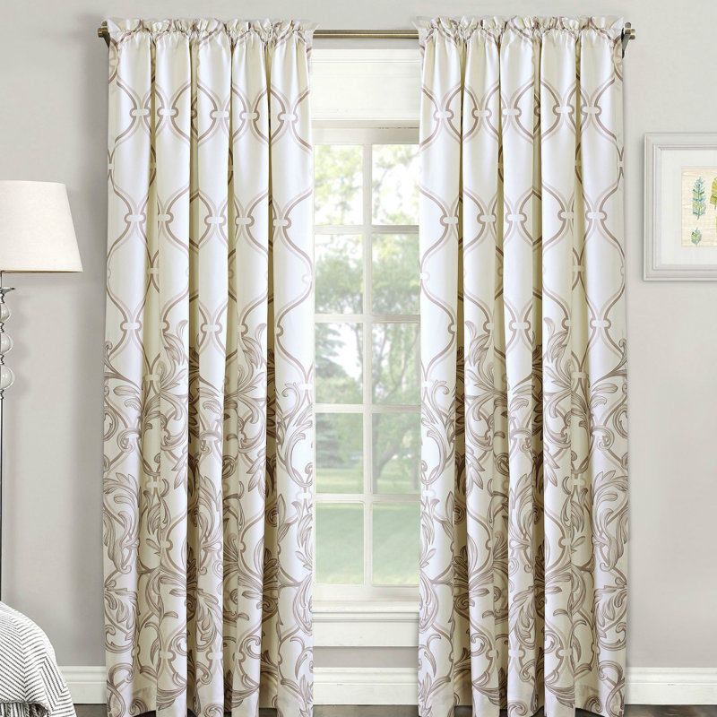 Semi Sheer Curtain Pair