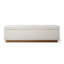 Banc de rangement rembourré 60 po Modern-658760532