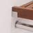 John Louis Home Solid Wood Walk-In Closet System with 3-Drawers Chestnut
