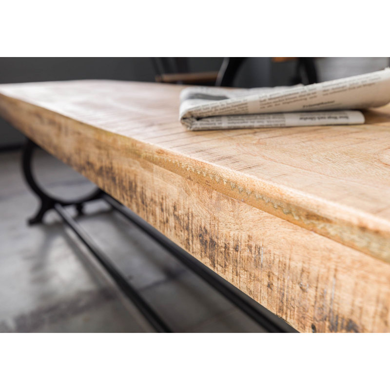 Solid Wood Bench, H45 x W200 x D40cm