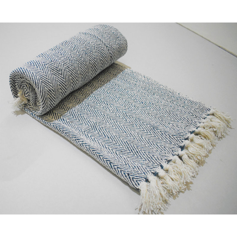 Erwan Throw Blanket, Blue