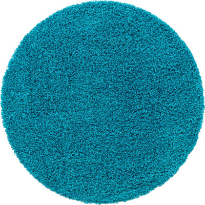 Tapis bleu à poil long fabriqué à la machine Alexandrew