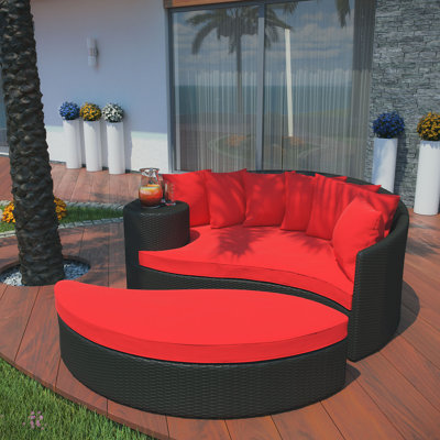 Lit de jour pour patio Modway
