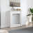 Fireplace Surround White 29.5X7.9X34.4" Engineered Wood