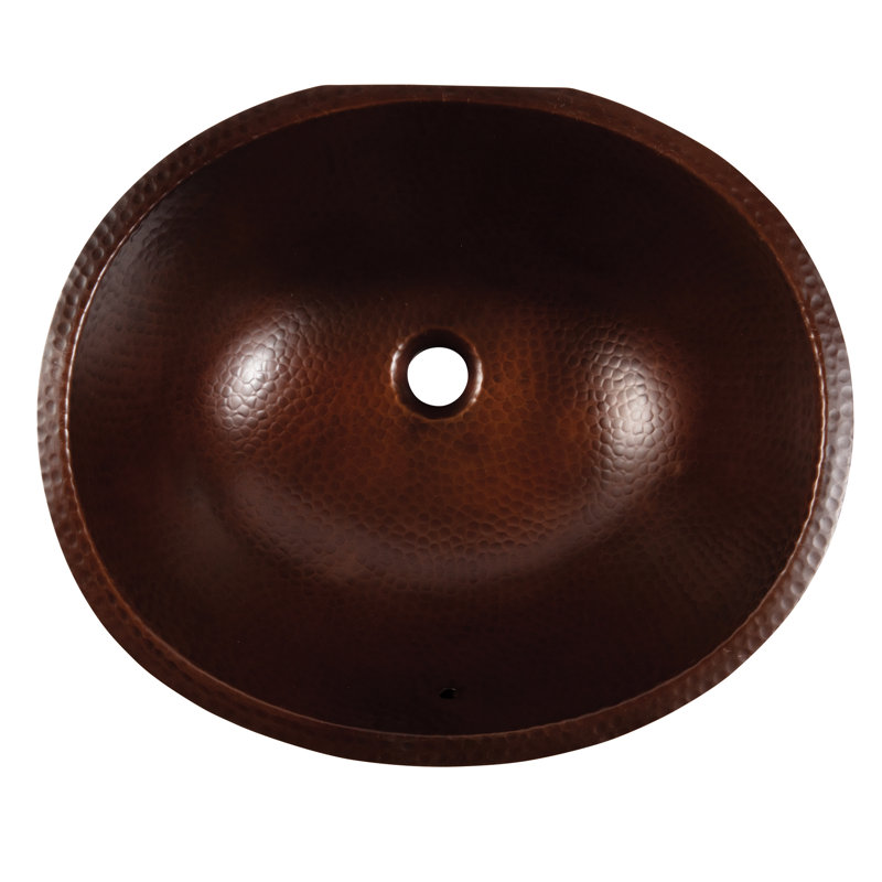 Freud 19" Undermount Bathroom Sink in Copper