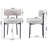 Sherpa Upholstered Metal Dining Chairs-1389094373-1351667554