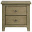 Table de chevet 2 tiroirs Pelton