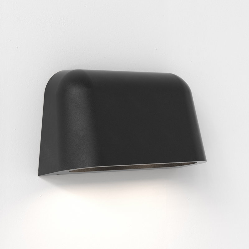 Mast Twin 2 - Light Outdoor Flush Mount, Textured Black