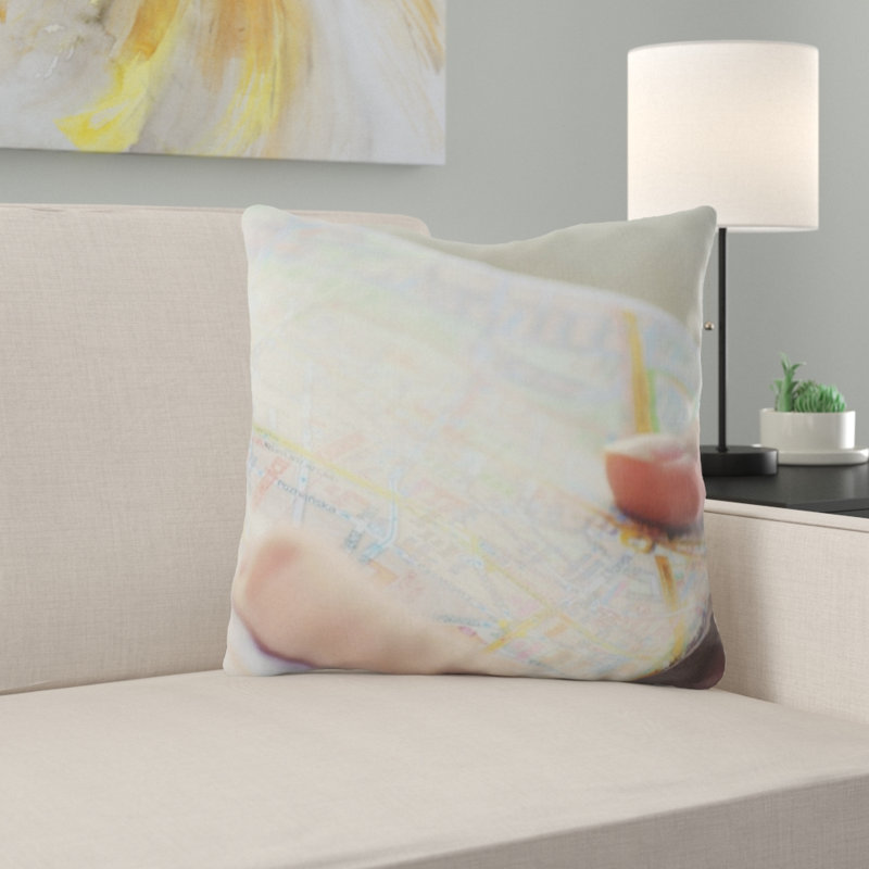 Microsuede Throw Pillow