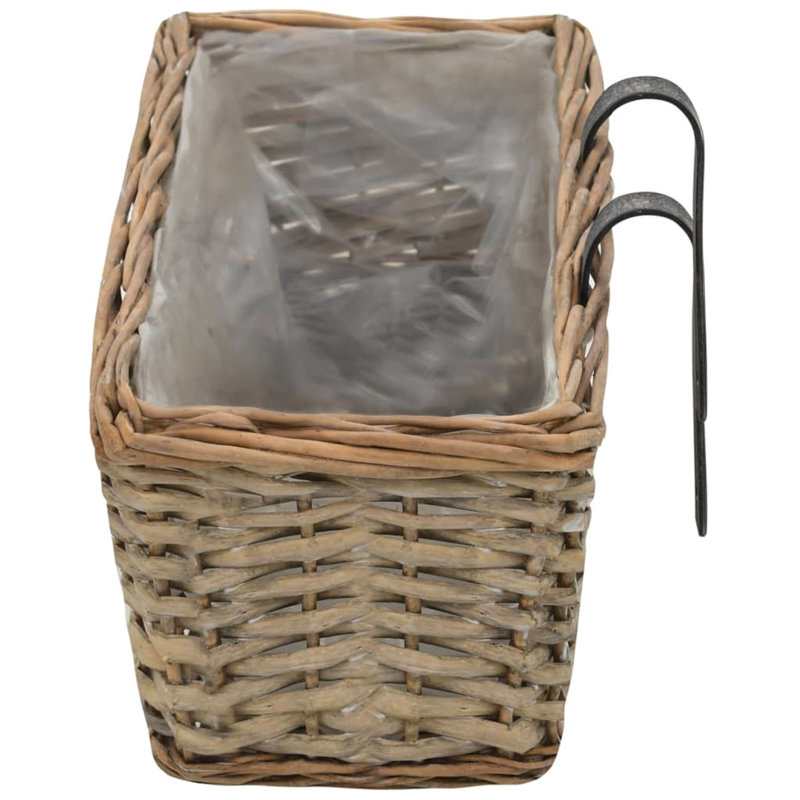 Buckhall Outdoor Wall Planter, 13cm H x 60cm W x 18cm D