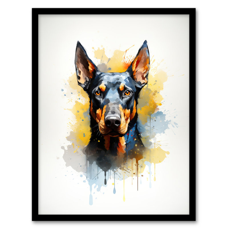 Doberman - Single Picture Frame Print