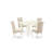 Solid Wood Top - Dining Room Set - Seats-648245699-648245708-665829679