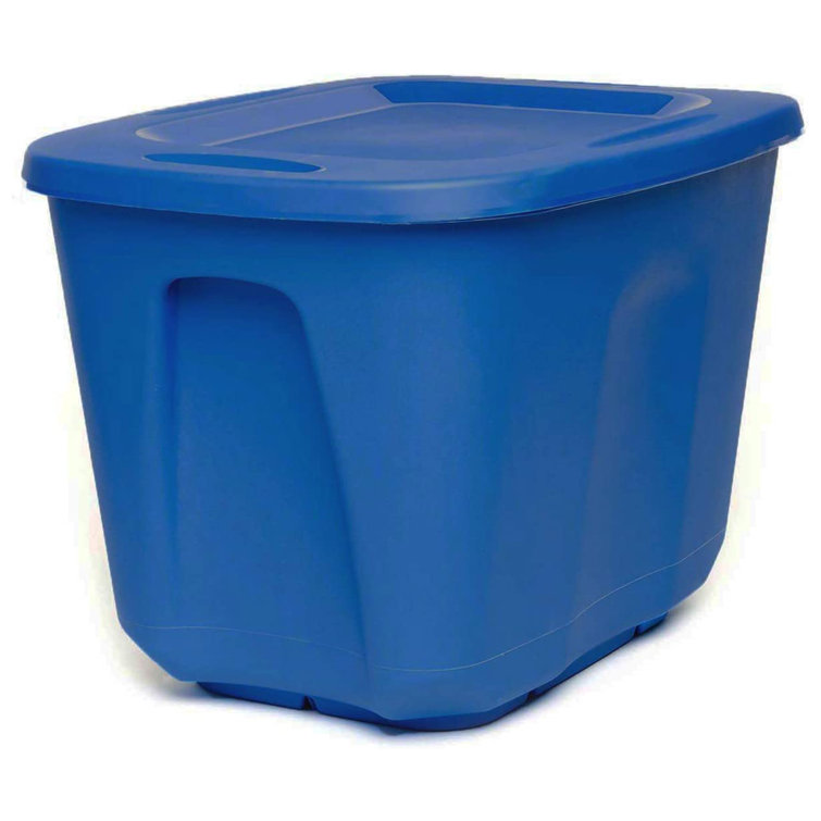 Homz 6610dwbldc.04 10 Gallon Stackable And Nestable Heavy Duty