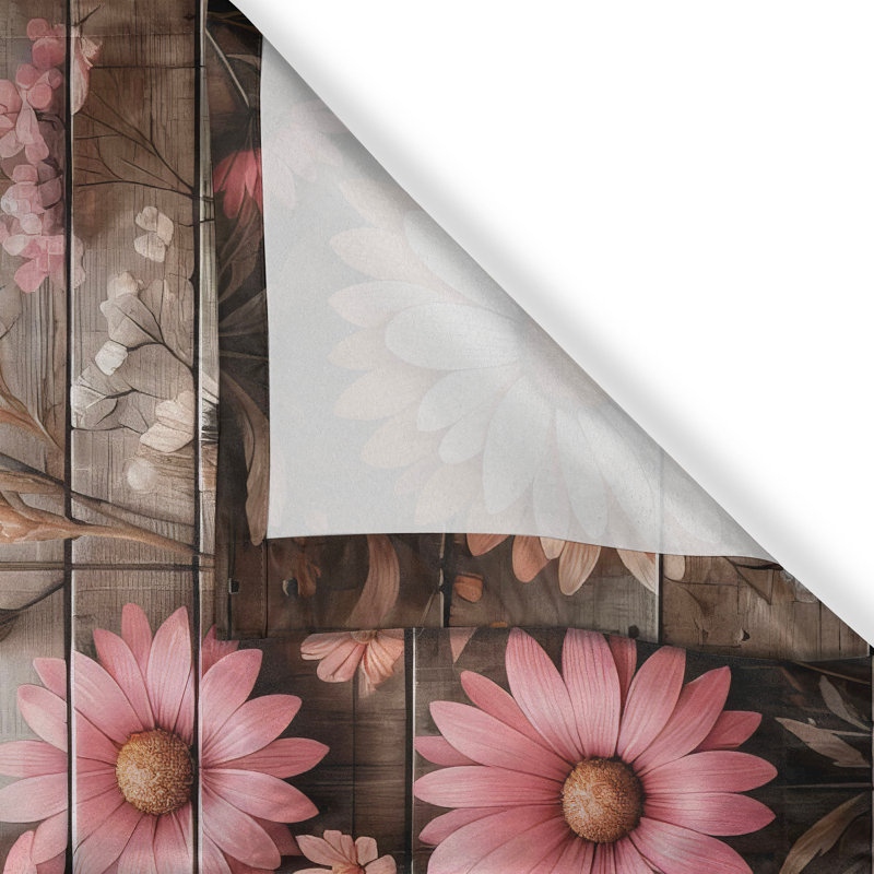Rustic Kitchen Curtain, 55" W x 24" L
