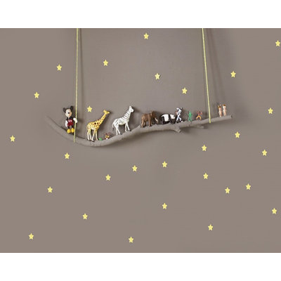 Murale paysage starry animaux
