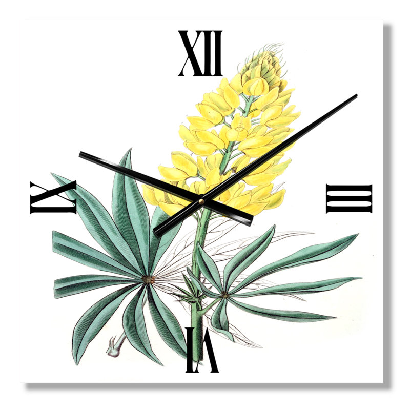 Horloge murale fleur I, Très grand