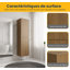 Armoire murale en lin Lucille-868082924