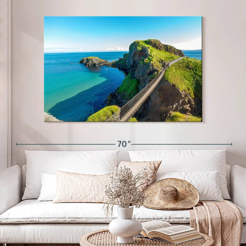 Lilie Carrick A Rede Rope Bridge, 34" H x 51" W