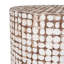 Abbie Coconut Shell Drum End Table-1328603437