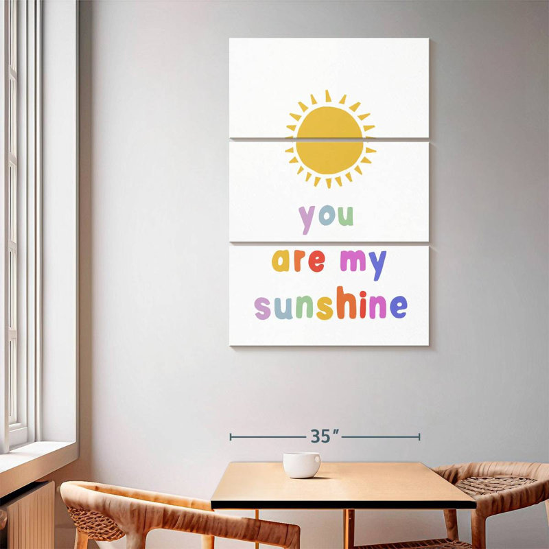 Sunny You Are My Sunshine, H 65 po x l 42 po