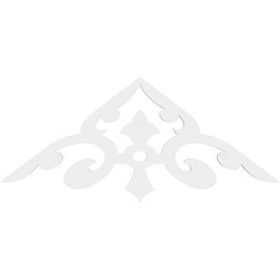 Whitman Signature Urethane Gable Pediment, Primed Tan